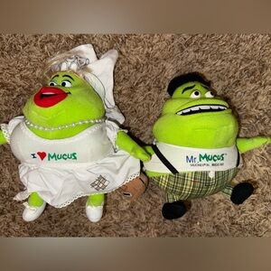 Mr & Mrs mucinex plush